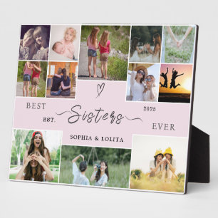 Beste Zusters Ooit – Op maat gemaakte collage cade Fotoplaat