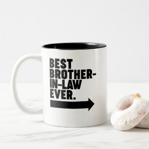 Beste zwager ooit tweekleurige koffiemok