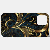 Beste zwarte en gouden telefoondoosjes van elegant Case-Mate iPhone case (Achterkant (horizontaal))