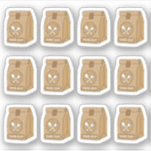 Bestel Neem uit eten zak Bujo Planner Kalender Sticker (Voorkant)