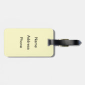 Bestellen van koekjes bagagelabel (Achterkant horizontaal)