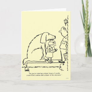 Bestellen van koekjes kaart