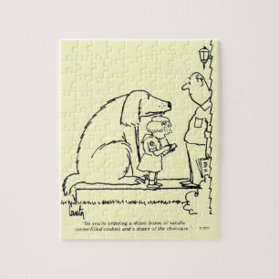 Bestellen van koekjes legpuzzel