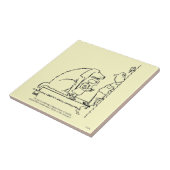 Bestellen van koekjes tegeltje (Zijkant)