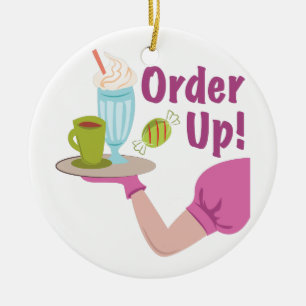 Bestelling omhoog! keramisch ornament