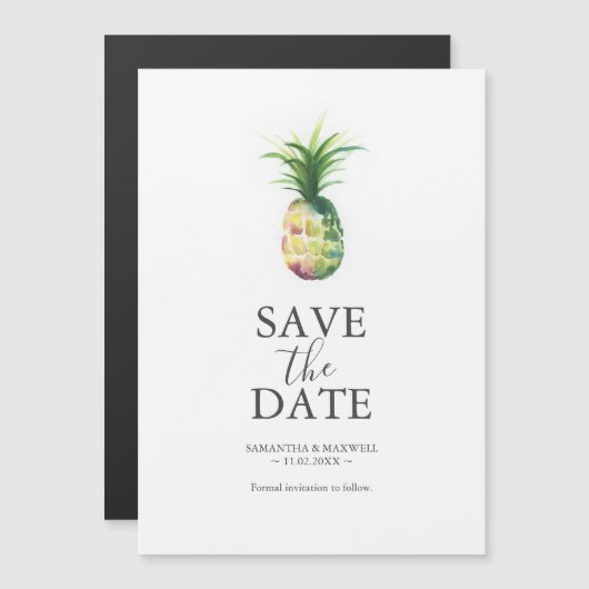 Bestemming Bruiloft Bewaar de datum Magneten (Voorkant / Achterkant)