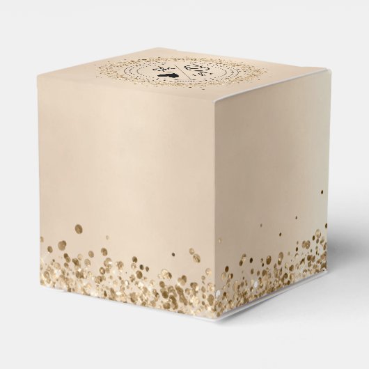 Bestemming Bruiloft Goud Wereldkaart Strand Avontu Bedankdoosjes (Achterkant)