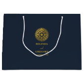 Bestemming Bruiloft Paspoort Kompas Bruiloft Groot Cadeauzakje (Voorkant)