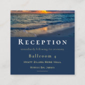 Bestemming Bruiloft Zonnige luchten Bruiloft recep Informatiekaartje (Voorkant)