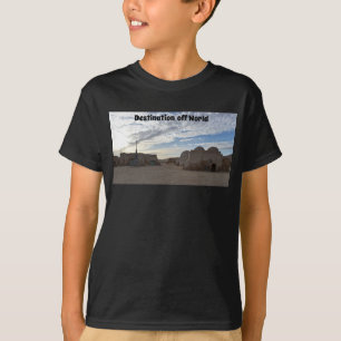 Bestemming buiten de wereld t-shirt
