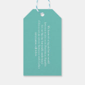 Bestemming Dominicaanse Republiek Save The Date Cadeaulabel (Achterkant)