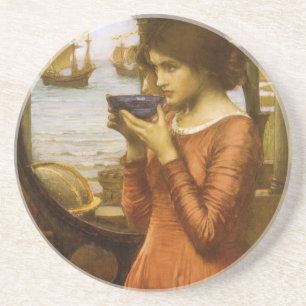 Bestemming door John William Waterhouse Zandsteen Onderzetter