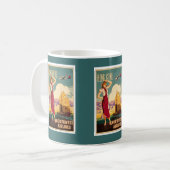 Bestemming: Hong Kong Retro grafische Mok (Voorkant links)