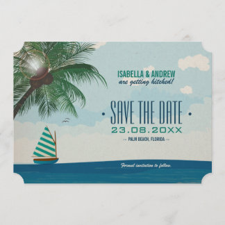 Bestemming Huwelijk Save the Date Kaart