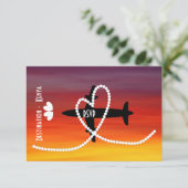 Bestemming Huwelijken In het Buitenland Kenia RSVP Kaart (Staand voorkant)