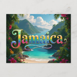 Bestemming jamaica briefkaart