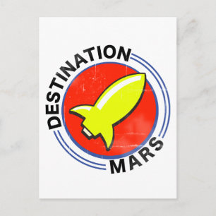 Bestemming Mars Briefkaart