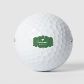 Bestemming Pinehurst North Carolina Golf Golfballen