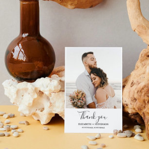 Bestemming reisthema Gast dank u nota Bedankkaart