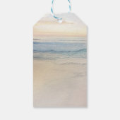 Bestemming Strand Bruiloft  Cadeaulabel (Achterkant)