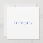 Bestemming/strand bruiloft-Opslaan datum Save The Date (Achterkant)