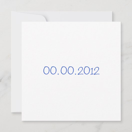 Bestemming/strand bruiloft-Opslaan datum Save The Date (Achterkant)