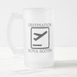 bestemming van de mok Nova Scotia-bier aan de oost