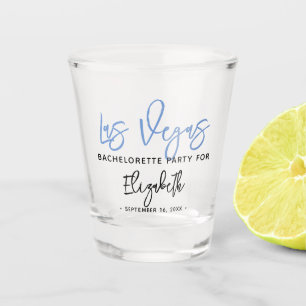 Bestemming vrijgezellenfeest shot glas