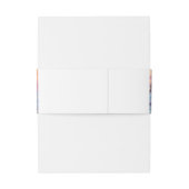 Bestemming Zonsondergang Strand Bruiloft Uitnodigingen Wikkel (Achterkant Voorbeeld)