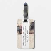 Bestemmingen |  brieven van Big Ben Bagagelabel (Achterkant verticaal)