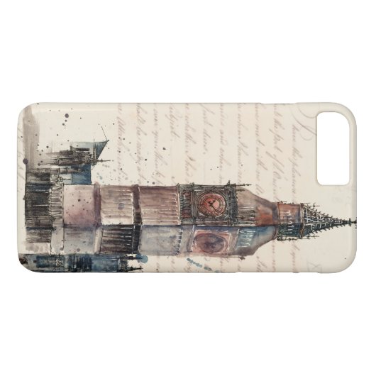Bestemmingen |  brieven van Big Ben Case-Mate iPhone Case (Achterkant (Horizontaal))