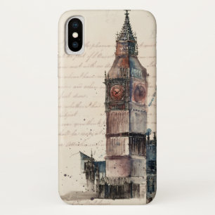 Bestemmingen    brieven van Big Ben iPhone X Hoesje