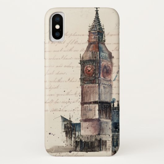 Bestemmingen |  brieven van Big Ben Case-Mate iPhone Case (Achterkant)