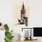 Bestemmingen |  brieven van Big Ben Poster (Thuiskantoor)