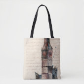Bestemmingen |  brieven van Big Ben Tote Bag (Voorkant)