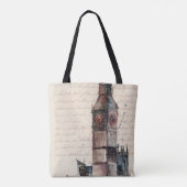 Bestemmingen |  brieven van Big Ben Tote Bag (Achterkant)