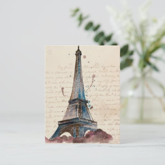 Bestemmingen | Brieven van de Eiffeltoren Briefkaart (Staand voorkant)