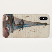 Bestemmingen | Brieven van de Eiffeltoren Case-Mate iPhone Case (Achterkant (horizontaal))