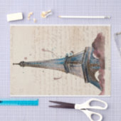 Bestemmingen | Brieven van de Eiffeltoren Tissuepapier (Craft)