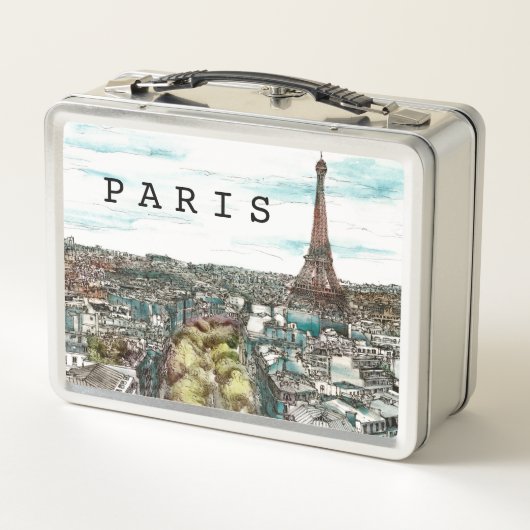 Bestemmingen |  Eiffeltoren in het Uitzicht van Pa (Achterkant)