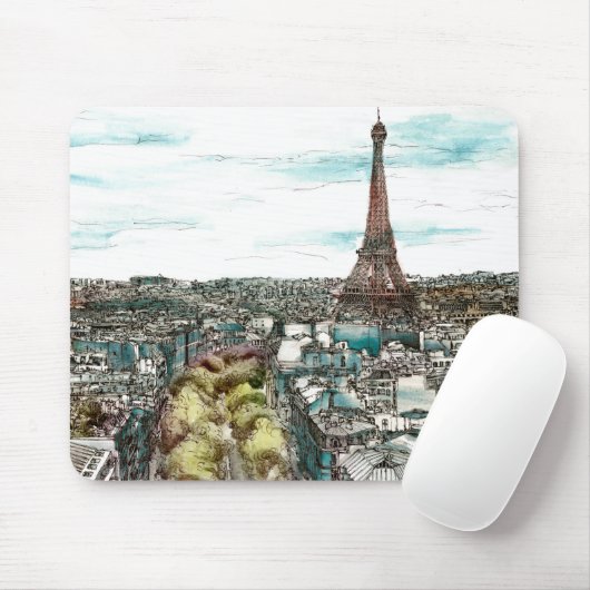 Bestemmingen |  Eiffeltoren in het Uitzicht van Pa Muismat (Met muis)