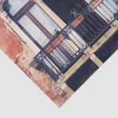 Bestemmingen | Rustisch Venetië-gebouw Tissuepapier (Detail)