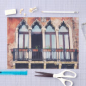 Bestemmingen | Rustisch Venetië-gebouw Tissuepapier (Craft)