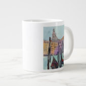 Bestemmingen | Twee Gondolas in Venice Sketch Jumbo Mok (Voorkant rechts)