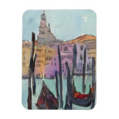 Bestemmingen | Twee Gondolas in Venice Sketch Magneet (Verticaal)