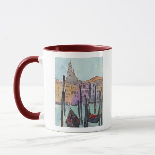 Bestemmingen | Twee Gondolas in Venice Sketch Mok (Links)