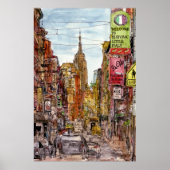 Bestemmingen | Uitzicht New York City of Little It Poster (Voorkant)