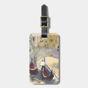 Bestemmingen   Venice Plein Air Gondola Ride Bagagelabel