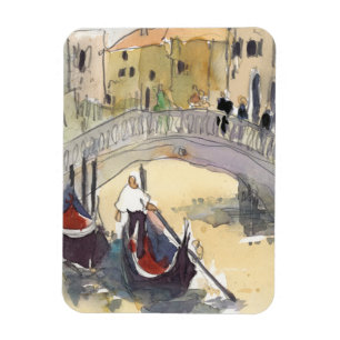 Bestemmingen Venice Plein Air Gondola Ride Magneet