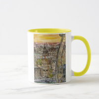 Bestemmingen | Waterverf Big Ben & London Eye